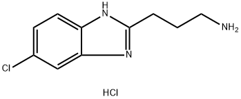 3-(5-chloro-1H-benzimidazol-2-yl)propan-1-amine dihydrochloride Struktur