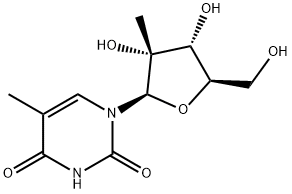 2'-Β-C-甲基-5-甲基尿苷 結(jié)構(gòu)式