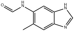 Formamide, N-[6(or 5)-methyl-5(or 6)-benzimidazolyl]- (6CI) Struktur