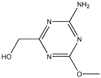 1,3,5-Triazine-2-methanol,4-amino-6-methoxy-(9CI) Struktur