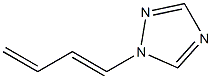 1H-1,2,4-Triazole,1-(1,3-butadienyl)-(9CI) Struktur