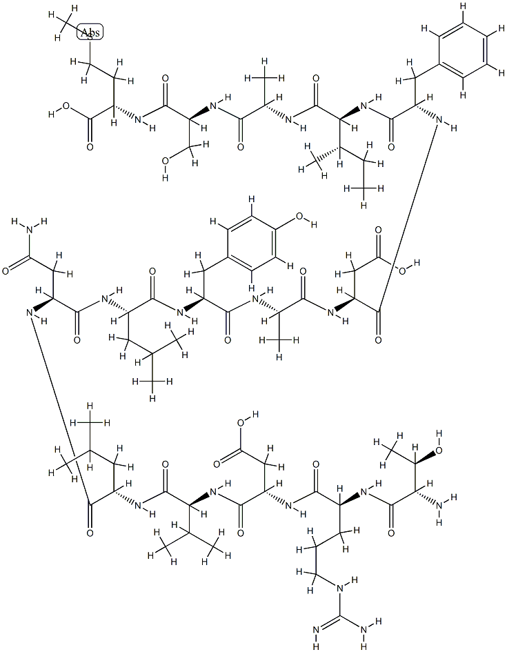 polyoma peptide antigen MT162-176 Struktur