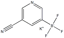 Potassium (5-cyanopyridin-3-yl)trifluoroborate Struktur