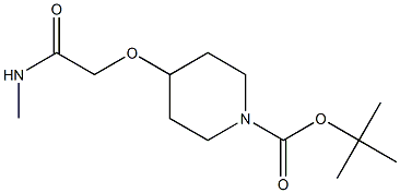 2-(1-Boc-4-piperidinyloxy)-N-MethylacetaMide, 96% Struktur