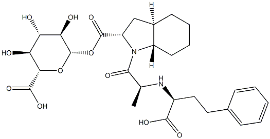 Trandolaprilat Acyl--D-glucuronide, 65% Struktur