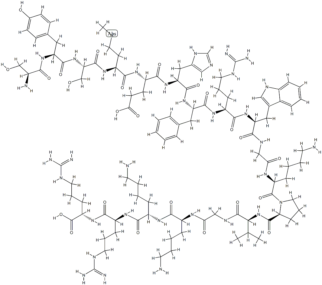 ACTH alpha (1-18) Struktur