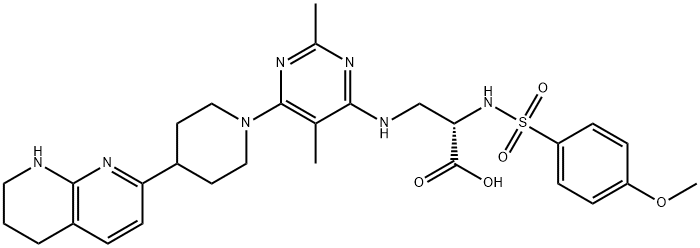 GLPG0187 Struktur