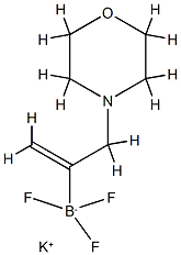 Potassium 3-morpholinoprop-1-en-2-yltrifluoroborate Struktur