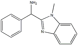 C-(1-Methyl-1H-benzoimidazol-2-yl)-C-phenyl-methylamine Struktur