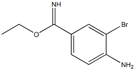 ethyl 4-amino-3-bromobenzimidate Struktur