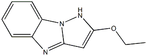 4H-Pyrazolo[1,5-a]benzimidazole,2-ethoxy-(9CI) Struktur