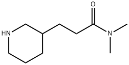 N,N-dimethyl-3-piperidin-3-ylpropanamide(SALTDATA: 2HCl 0.5H2O) Struktur