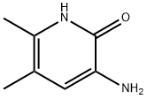 2(1H)-Pyridinone,3-amino-5,6-dimethyl-(9CI) Struktur