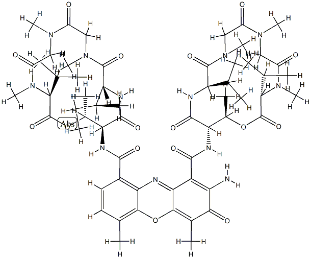 actinomycin F1 Struktur