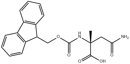 FMoc-α-Me-D-Asn-OH Struktur