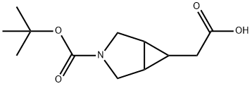 2-(3-(Tert-Butoxycarbonyl)-3-Azabicyclo[3.1.0]Hexan-6-Yl)Acetic Acid(WX111817) Struktur