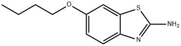 2-Benzothiazolamine,6-butoxy-(9CI) Struktur