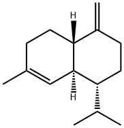 [1R,(-)]-1,2,3,4,4aα,5,6,8aβ-Octahydro-7-methyl-4-methylene-1-isopropylnaphthalene Struktur