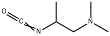 1-Propanamine,2-isocyanato-N,N-dimethyl-(9CI) Struktur