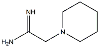 2-piperidin-1-ylethanimidamide Struktur