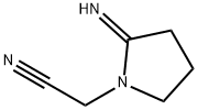 1-Pyrrolidineacetonitrile,2-imino-(9CI) Struktur