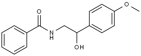 N-(2-hydroxy-2-(4-Methoxyphenyl)ethyl)benaMide Struktur