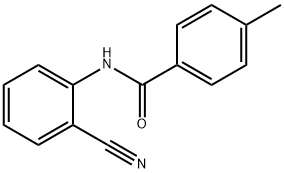 N-(2-cyanophenyl)-4-methylbenzamide Struktur