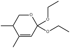 2H-Pyran,2,2-diethoxy-5,6-dihydro-4,5-dimethyl-(9CI) Struktur