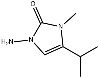 2H-Imidazol-2-one,1-amino-1,3-dihydro-3-methyl-4-(1-methylethyl)-(9CI) Struktur