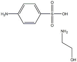 Sulfanilic acid with 2-aminoethanol Struktur