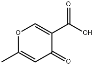 4H-Pyran-3-carboxylicacid,6-methyl-4-oxo-(9CI) Struktur