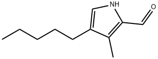 1H-Pyrrole-2-carboxaldehyde,3-methyl-4-pentyl-(9CI) Struktur