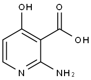 3-Pyridinecarboxylicacid,2-amino-4-hydroxy-(9CI) Struktur