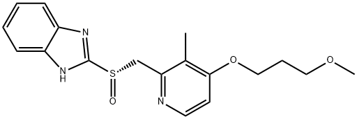 (S)-Rabeprazole Struktur