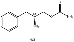 (βR)-β-amino-Benzenepropanol 1-carbamate hydrochloride (1:1) Struktur