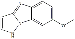 4H-Pyrazolo[1,5-a]benzimidazole,7-methoxy-(9CI) Struktur