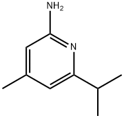 2-Pyridinamine,4-methyl-6-(1-methylethyl)-(9CI) Struktur