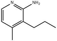 2-Pyridinamine,4-methyl-3-propyl-(9CI) Struktur