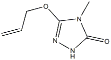 3H-1,2,4-Triazol-3-one,2,4-dihydro-4-methyl-5-(2-propenyloxy)-(9CI) Struktur