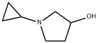 3-Pyrrolidinol,1-cyclopropyl-(9CI) Struktur