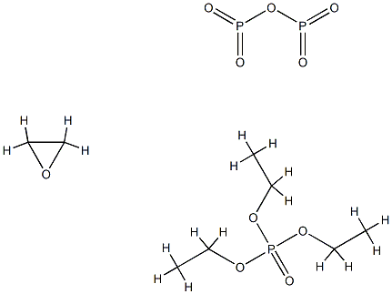 Phosphorige Sure,Triethylester, Polymer mit Ethylenoxid und Phosphoroxid Struktur