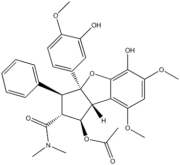 Rocaglamide I Struktur