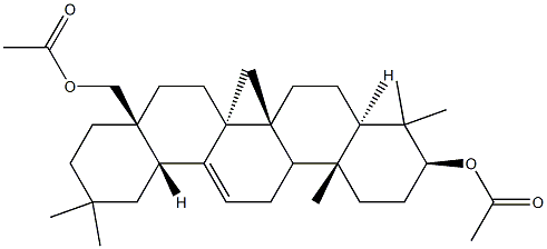 Olean-12-ene-3β,28-diol diacetate Struktur