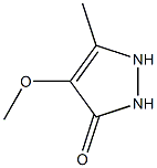 3H-Pyrazol-3-one,1,2-dihydro-4-methoxy-5-methyl-(9CI) Struktur