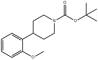 1,1-Dimethylethyl 4-(2-methoxyphenyl)-1-piperidinecarboxylate Struktur