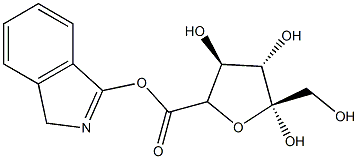 1H-Indol-3-yl β-D-ribo-3-hexosulopyranoside Struktur