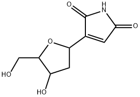 1H-Pyrrole-2,5-dione, 3-(2-deoxypentofuranosyl)- (9CI) Struktur