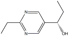 5-Pyrimidinemethanol, -alpha-,2-diethyl-, (S)- (9CI) Struktur