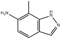 1H-Indazol-6-amine,7-methyl-(9CI) Struktur