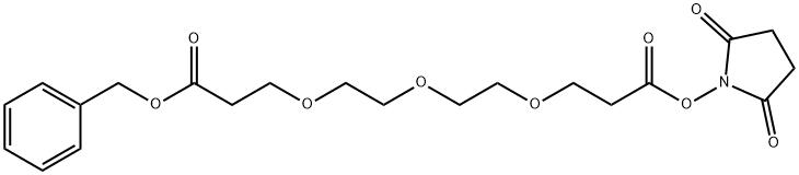 Benzyloxy carbonyl-PEG3-NHS ester Struktur